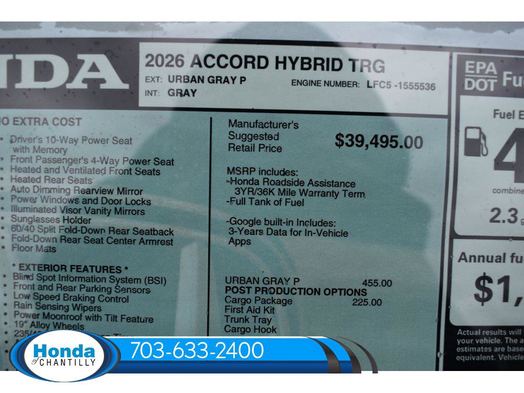 New 2026 Honda Accord Hybrid Touring image 38