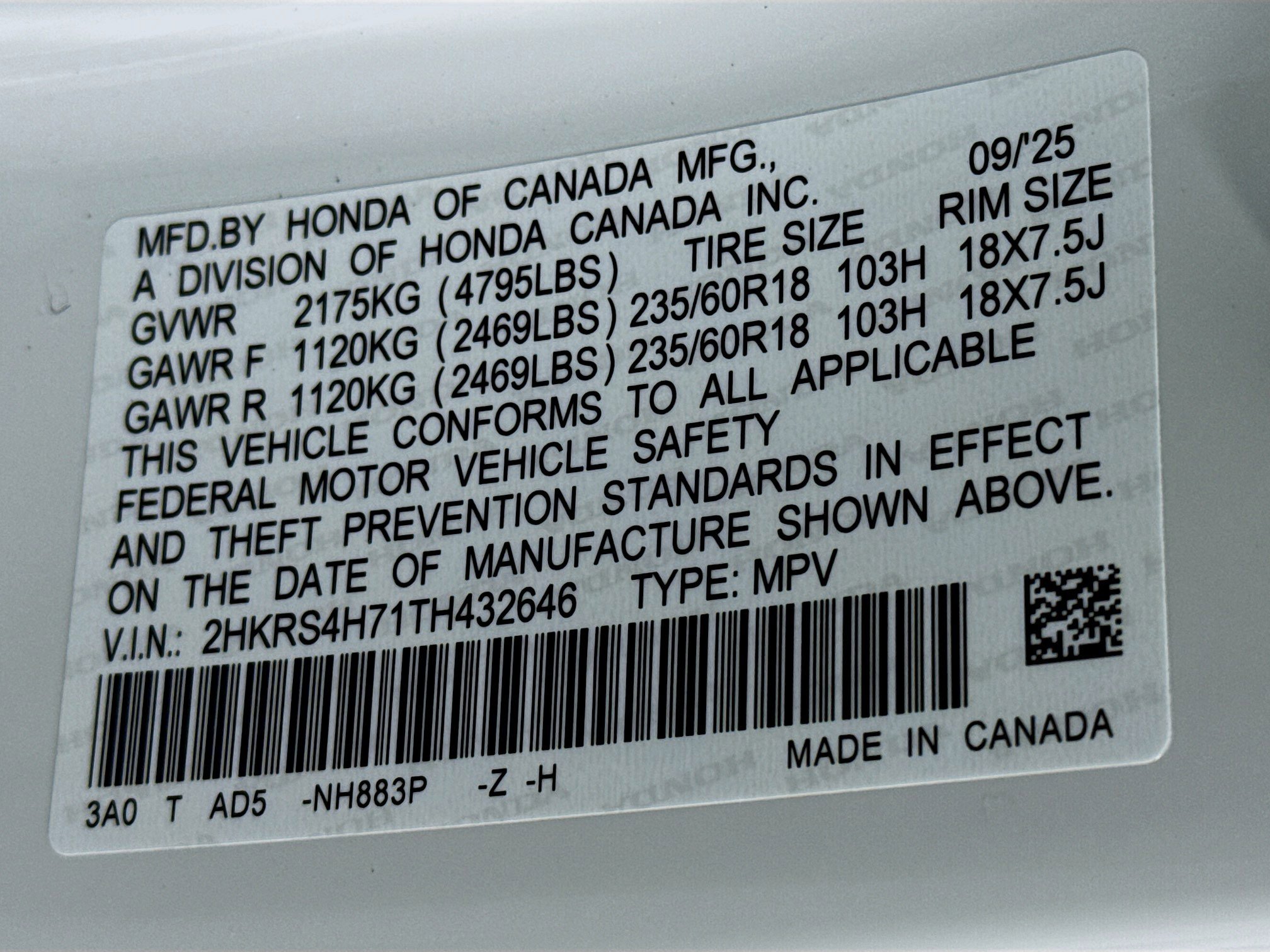 New 2026 Honda CR-V EX-L image 31