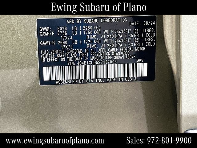 Used 2025 Subaru Outback Wilderness AWD/4WD image 34