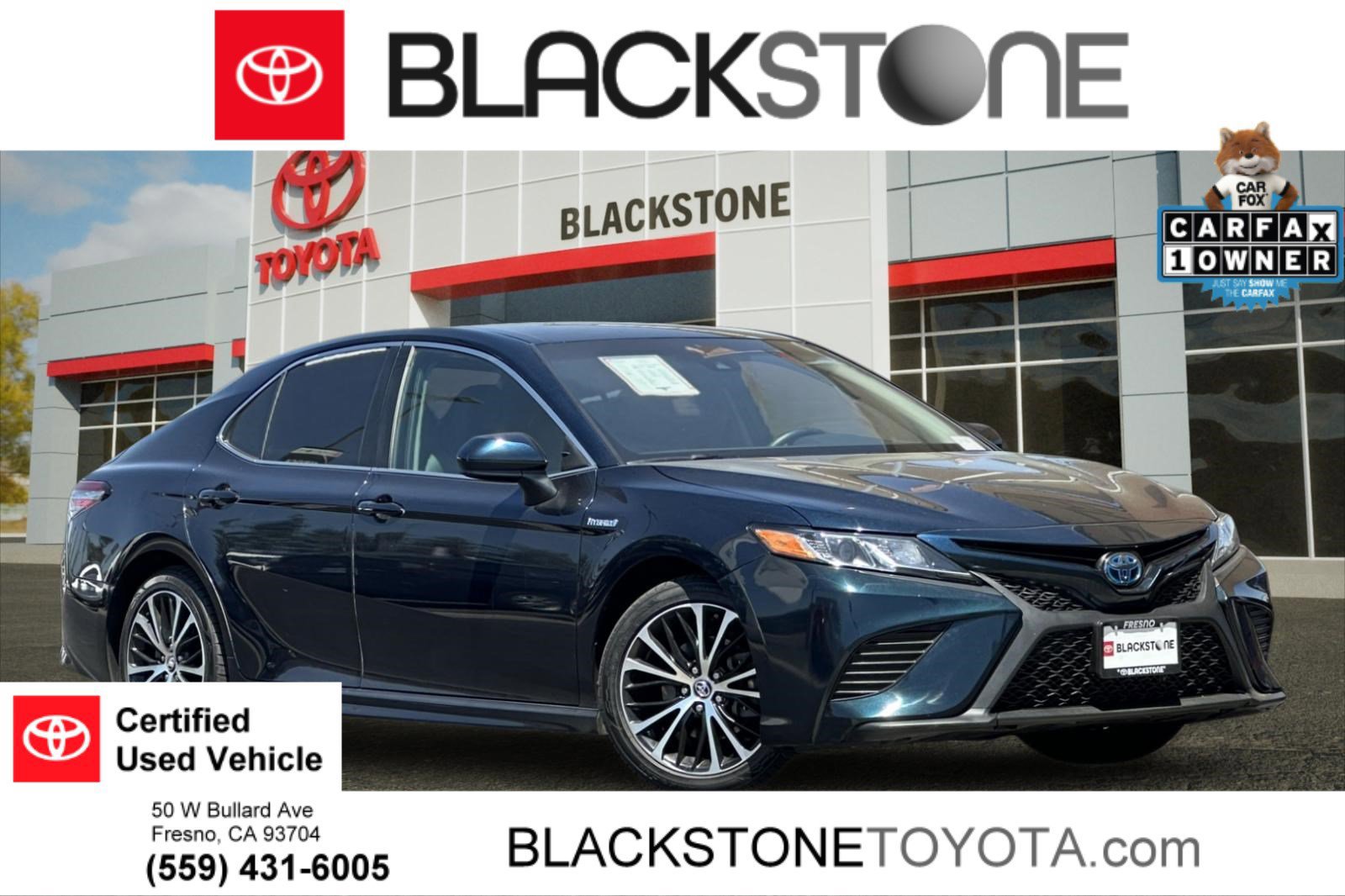 Certified 2019 Toyota Camry SE