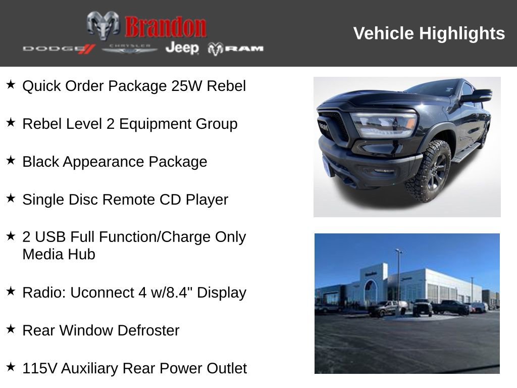 Used 2020 RAM 1500 Rebel w/ Rebel Level 2 Equipment Group image 3