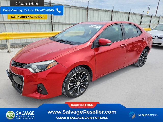 Used 2016 Toyota Corolla S Premium
