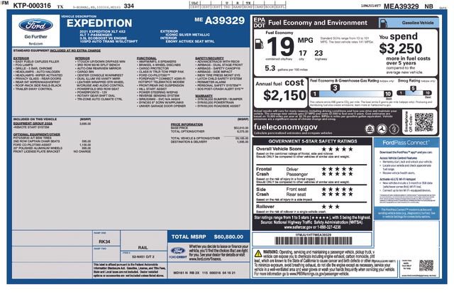 Used 2021 Ford Expedition XLT RWD image 39