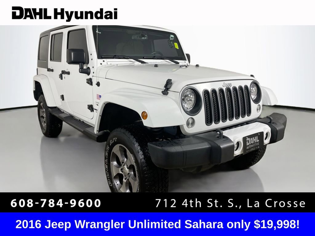 Used 2016 Jeep Wrangler Unlimited Sahara