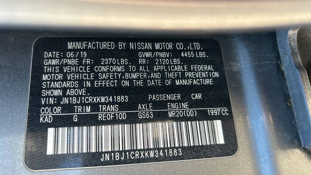 Used 2019 Nissan Rogue Sport SV w/ All-Weather Package image 33