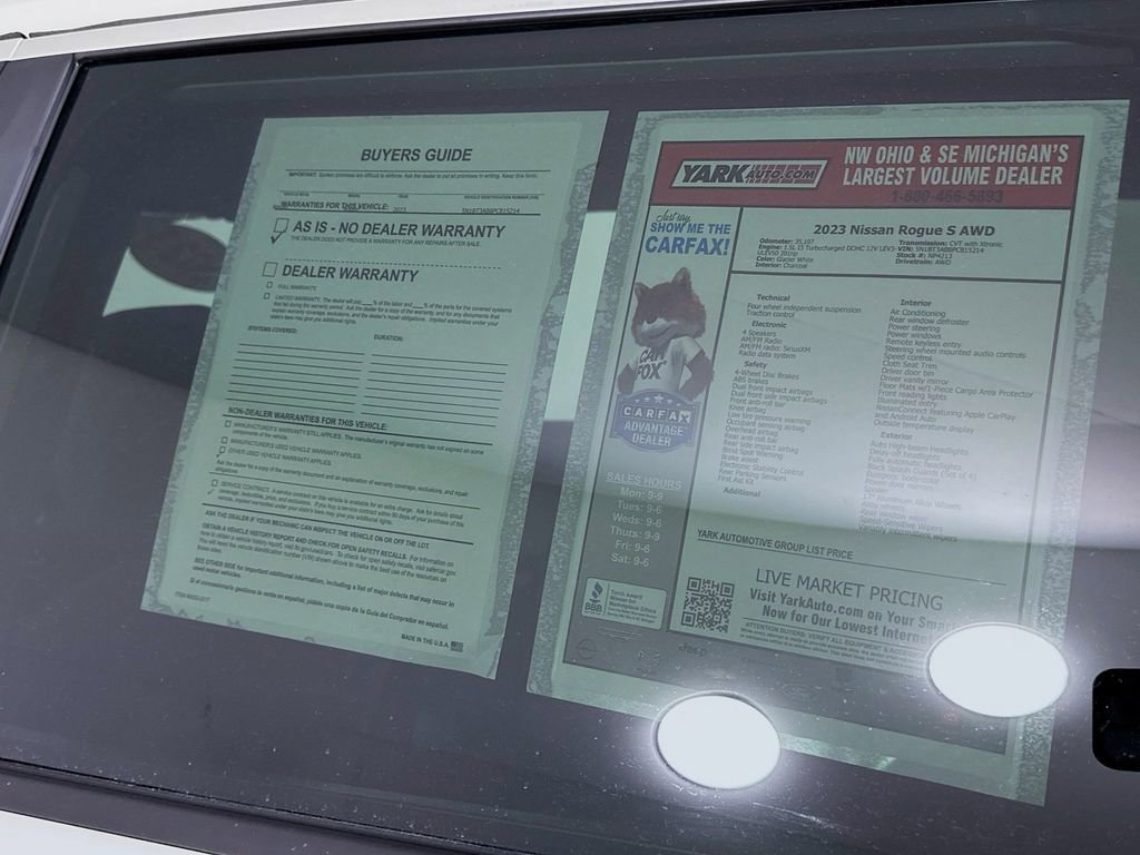 Certified 2023 Nissan Rogue S AWD/4WD image 13