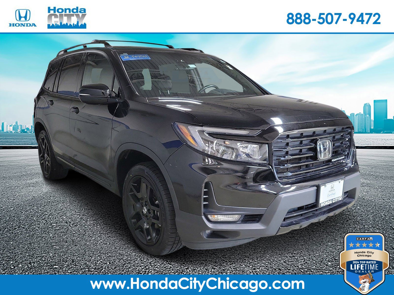 Certified 2024 Honda Passport Black Edition