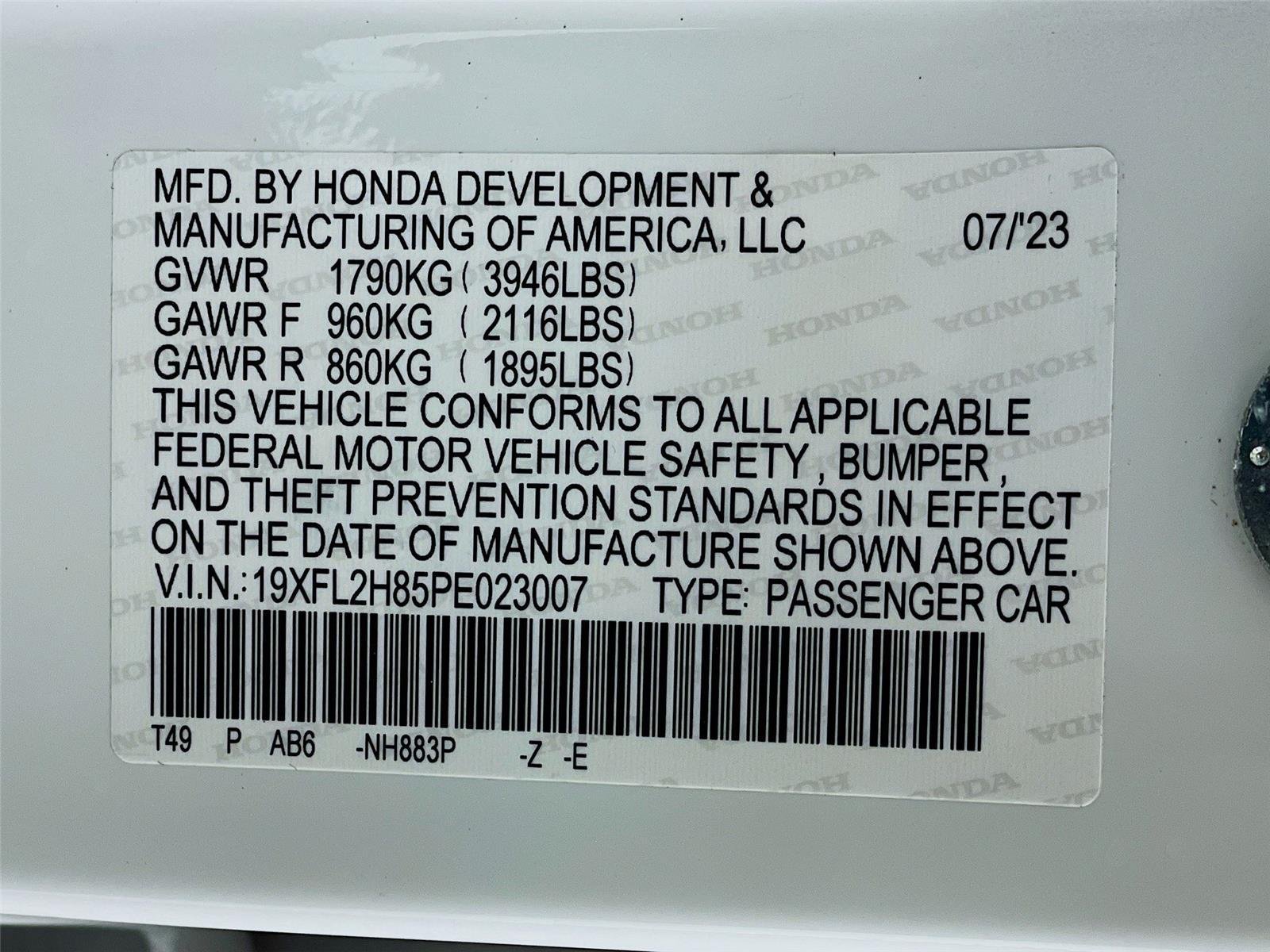 Used 2023 Honda Civic Sport image 35
