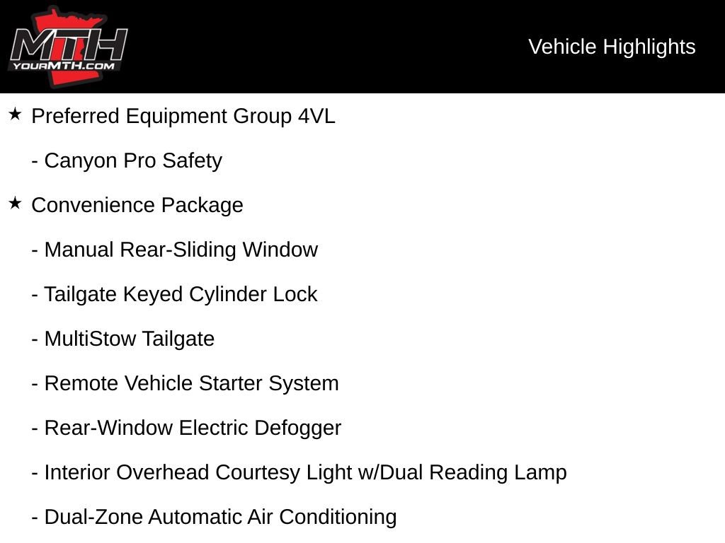 Used 2023 GMC Canyon Elevation w/ Elevation Premium Package AWD/4WD image 5