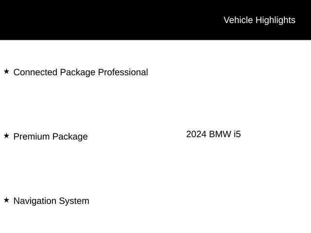 Used 2024 BMW i5 eDrive40i w/ Premium Package RWD image 12