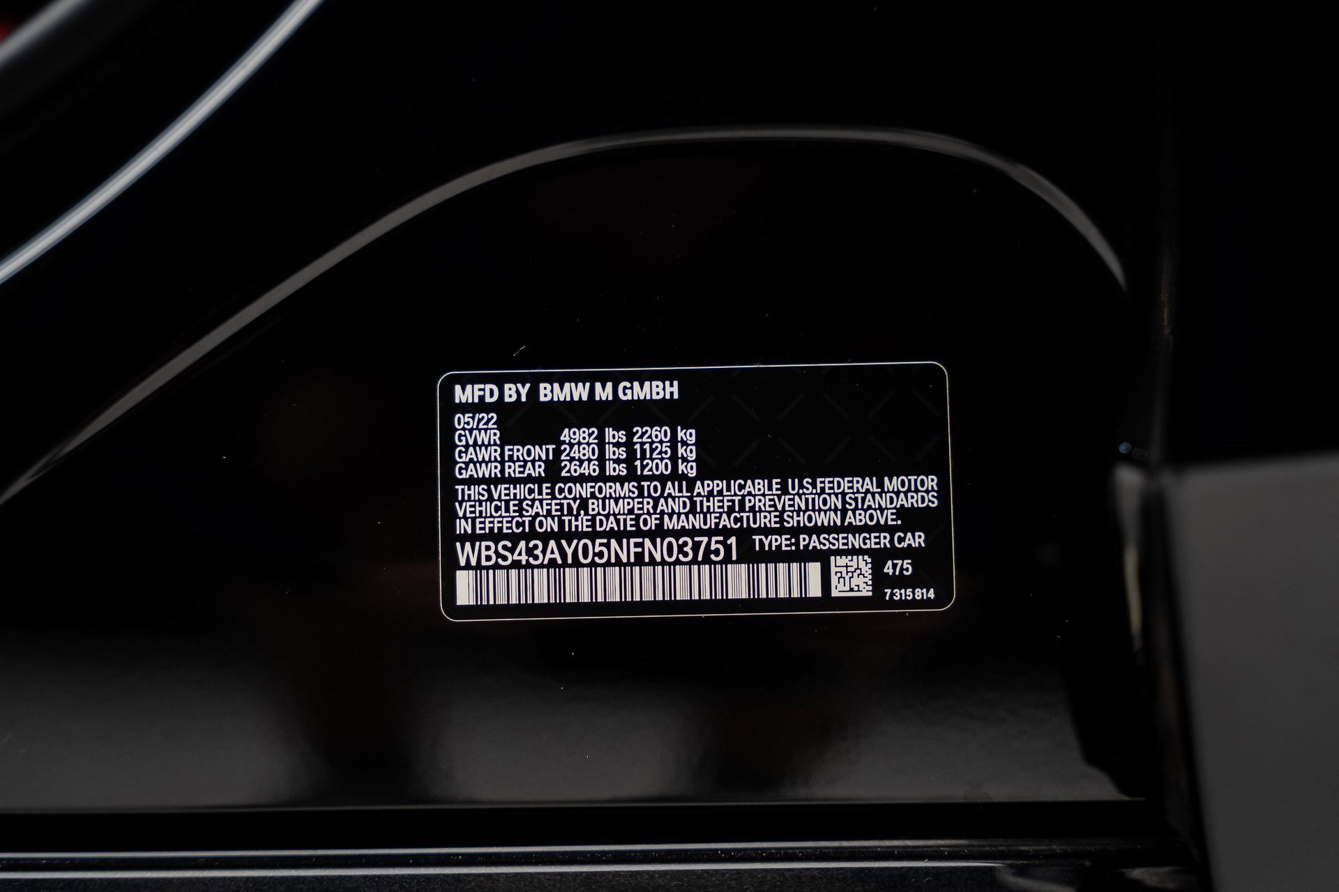 Used 2022 BMW M3 Competition w/ M Carbon Exterior Package image 61