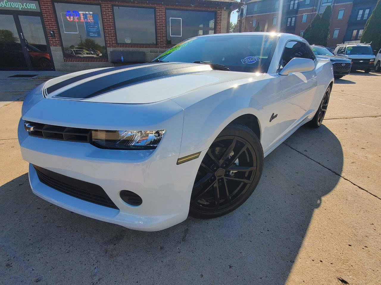Used 2014 Chevrolet Camaro LS w/ Black Rally Stripe Package RWD image 3