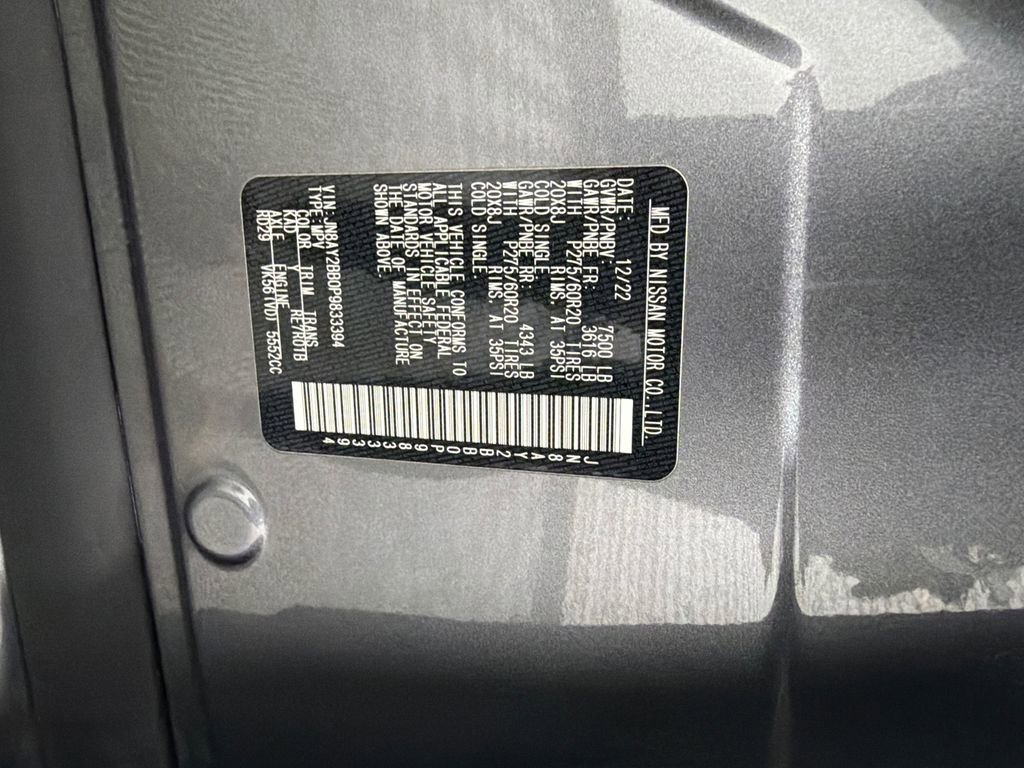 Used 2023 Nissan Armada SL w/ Midnight Edition Package image 36