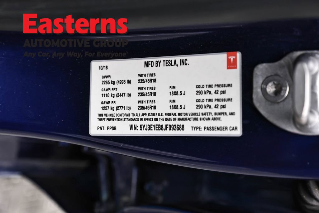 Used 2018 Tesla Model 3 Long Range image 30