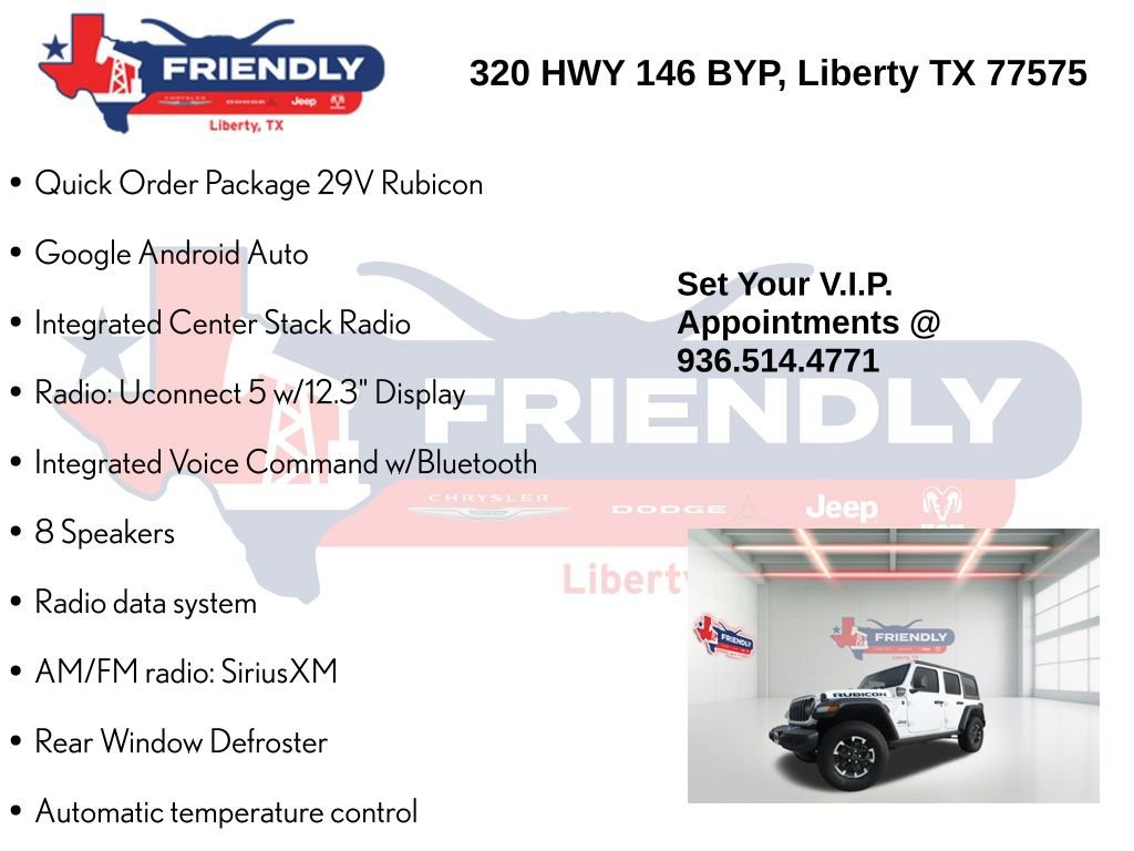 Used 2024 Jeep Wrangler Unlimited Rubicon 4xe AWD/4WD image 5