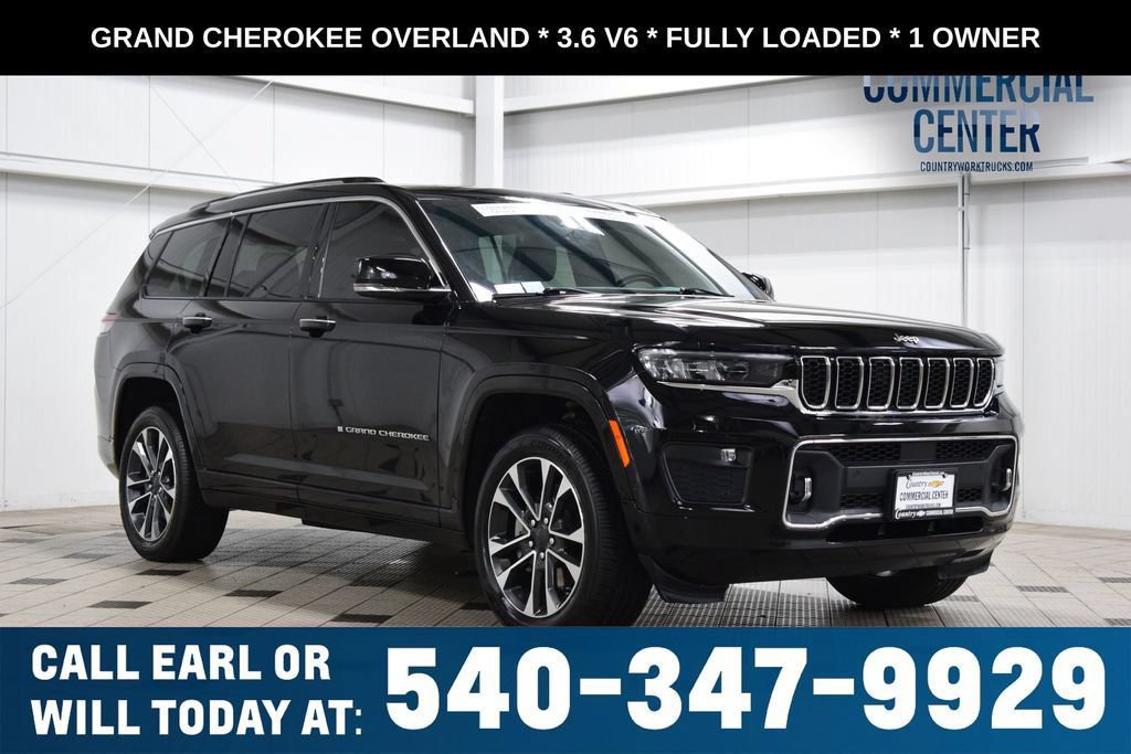 Used 2021 Jeep Grand Cherokee L Overland w/ Luxury Tech Group IV AWD/4WD image 1