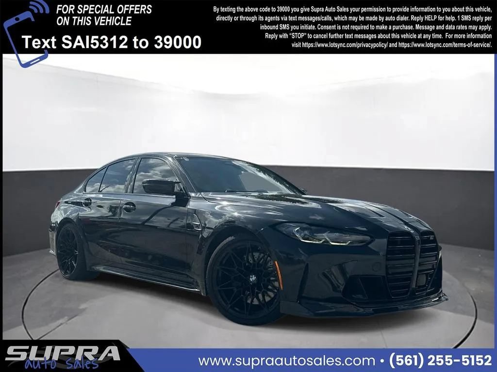 Used 2024 BMW M3 Competition w/ M Carbon Exterior Package