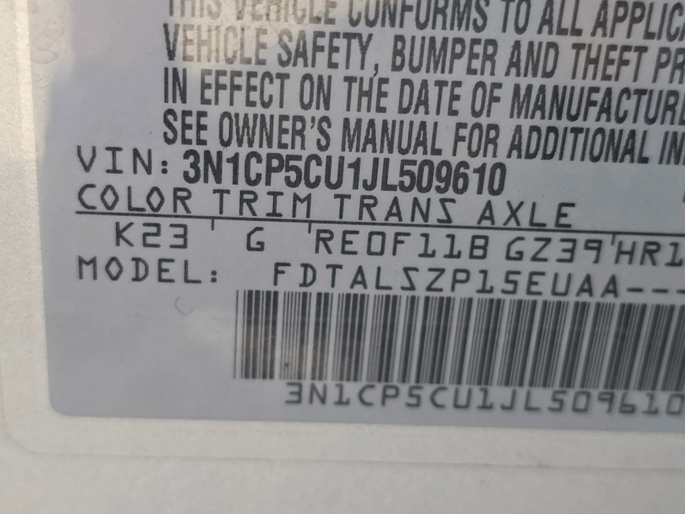 Used 2018 Nissan Kicks SV w/ Exterior Package image 27