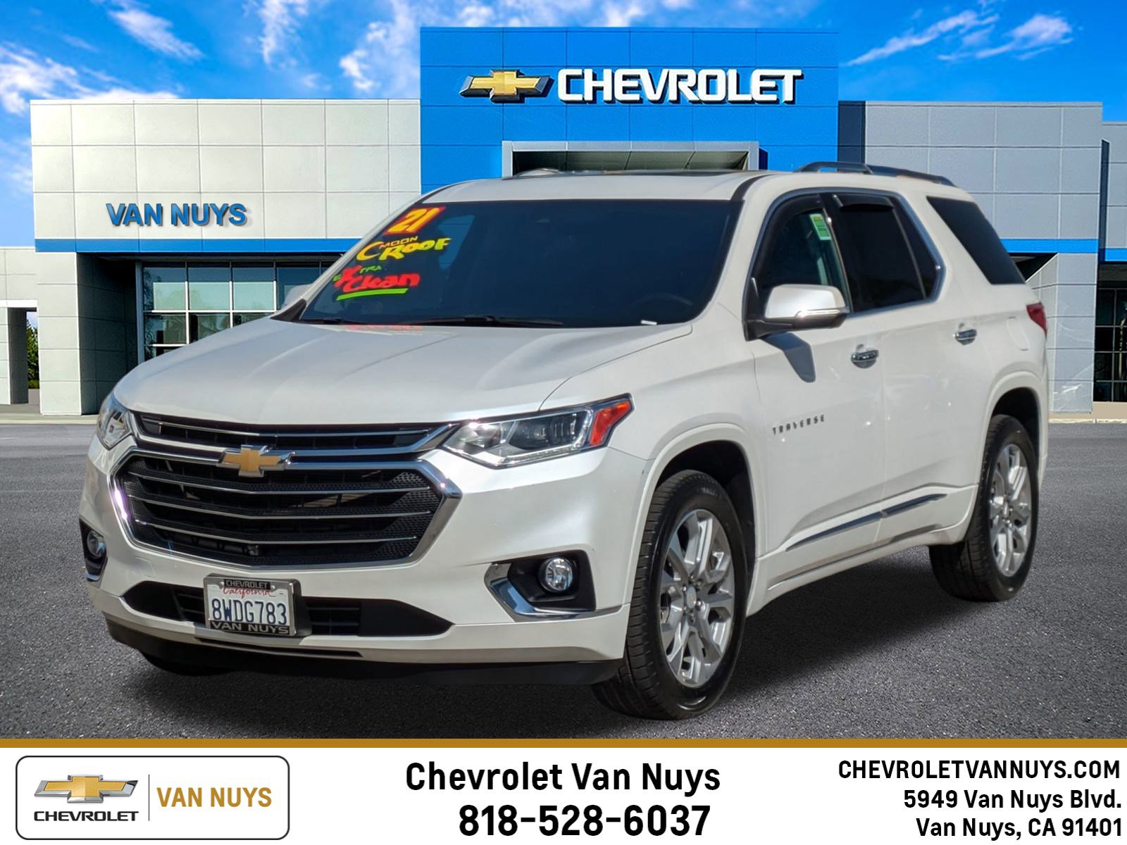 Certified 2021 Chevrolet Traverse Premier