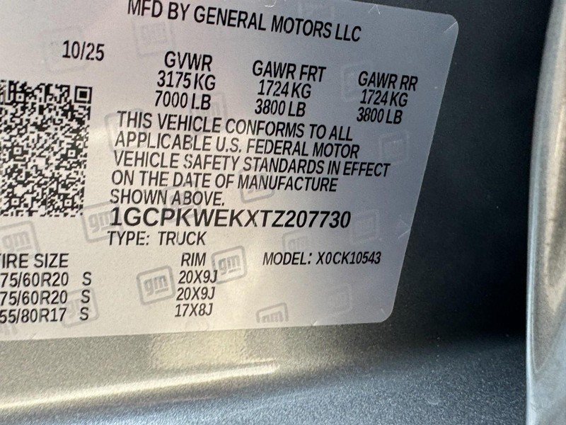 Used 2026 Chevrolet Silverado 1500 RST w/ RST Select Package AWD/4WD image 24