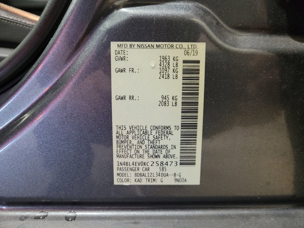 Used 2019 Nissan Altima 2.5 SL FWD image 33