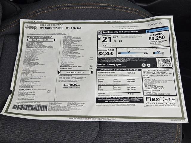 New 2026 Jeep Wrangler Willys image 17