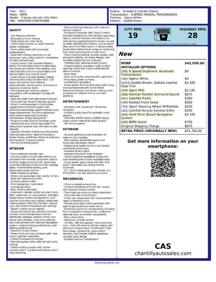 Used 2011 BMW 335i Sedan image 26