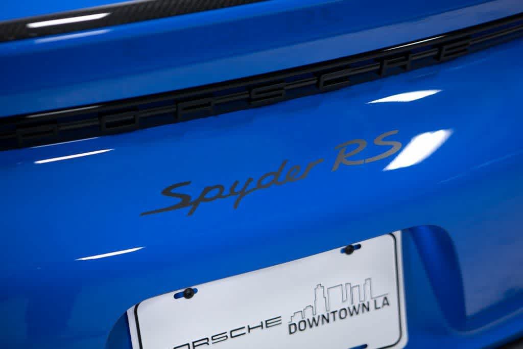 New 2025 Porsche 718 Boxster Spyder RS RWD image 30