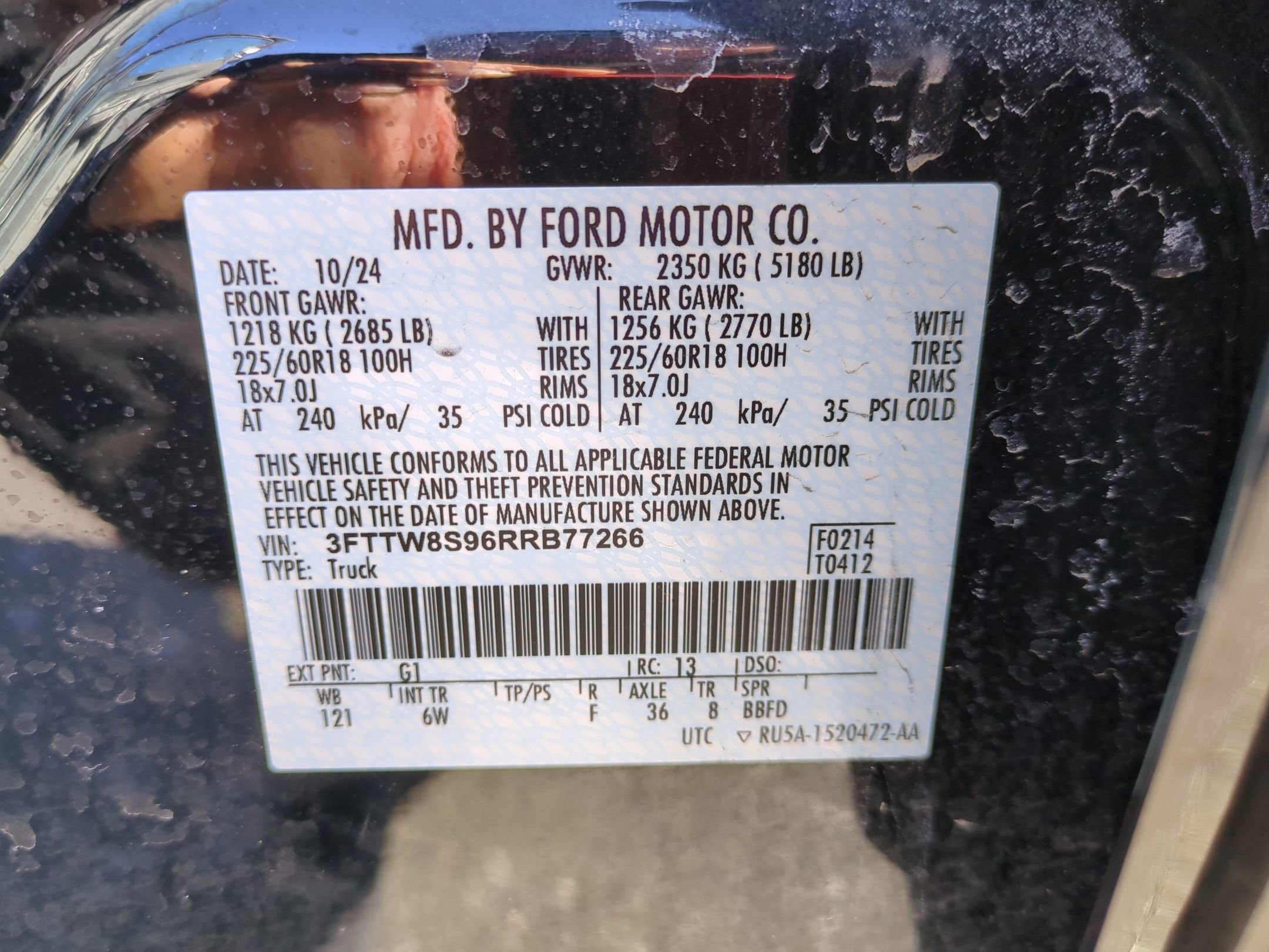 Certified 2024 Ford Maverick Lariat w/ Black Appearance Package image 23