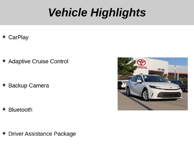 Used 2025 Toyota Camry LE FWD image 5