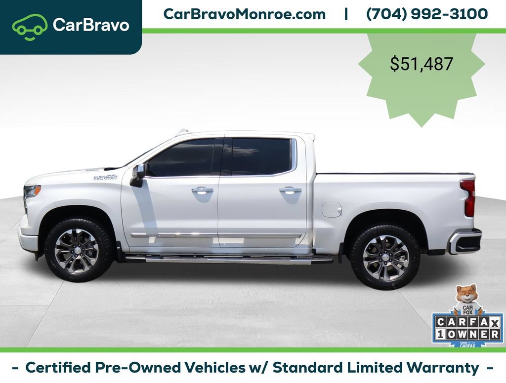 Certified 2023 Chevrolet Silverado 1500 High Country w/ Z71 Off-Road Package AWD/4WD image 2