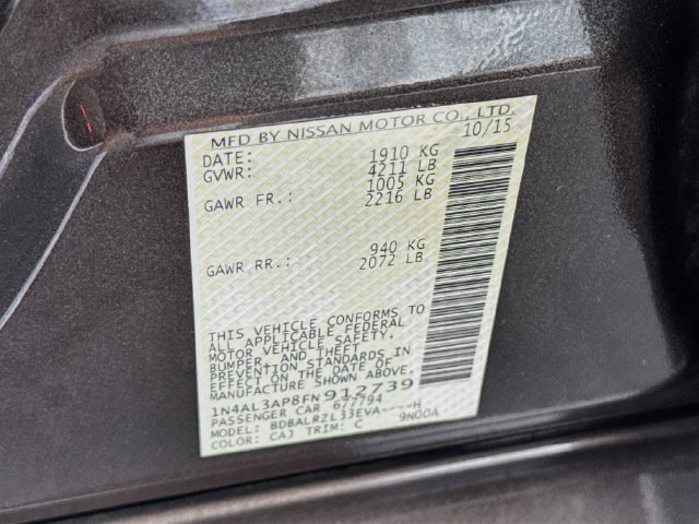 Used 2015 Nissan Altima 2.5 SL FWD image 39