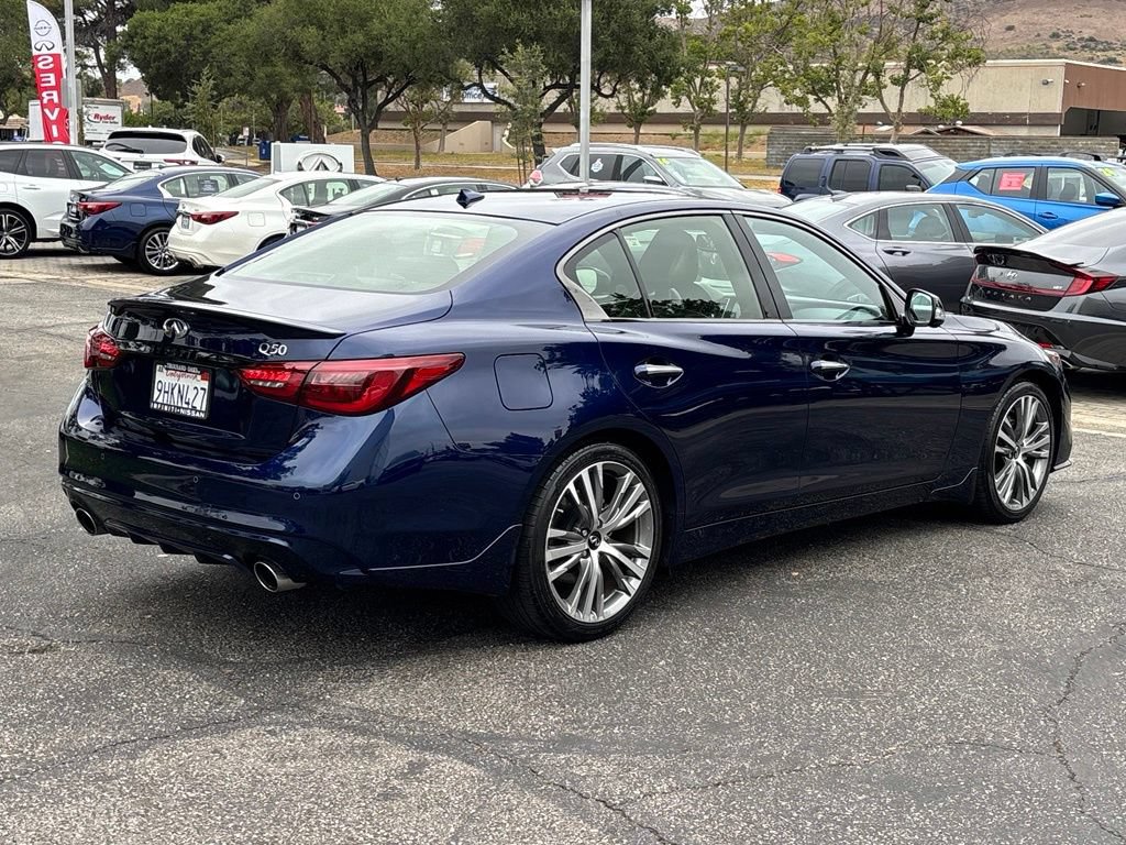 Certified 2023 INFINITI Q50 Sensory RWD image 3