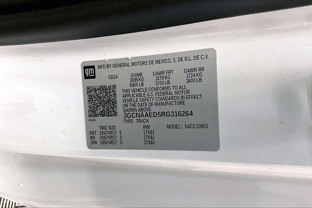 Used 2024 Chevrolet Silverado 1500 W/T w/ WT Fleet Convenience Package RWD image 31