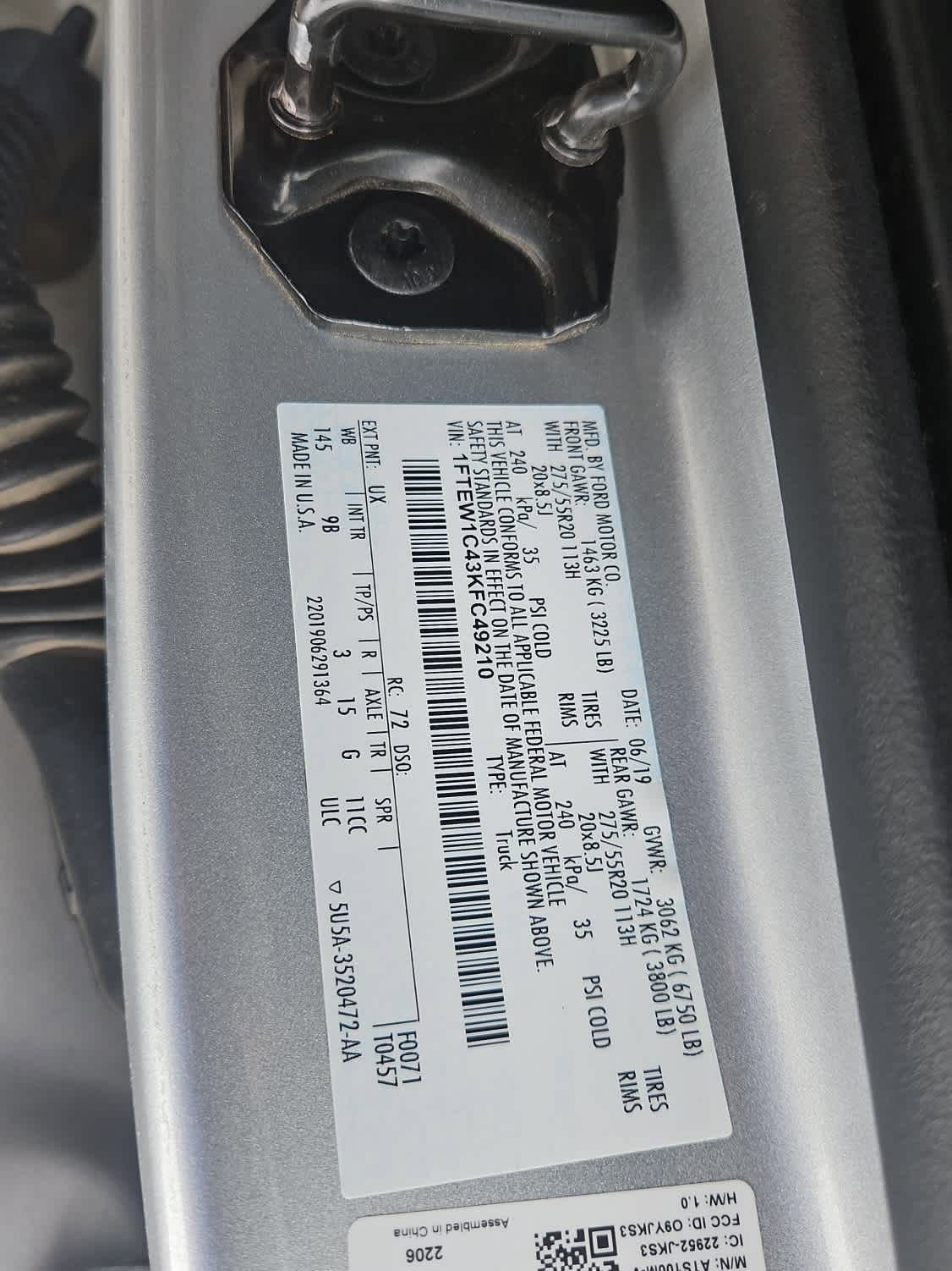 Used 2019 Ford F150 Platinum image 21