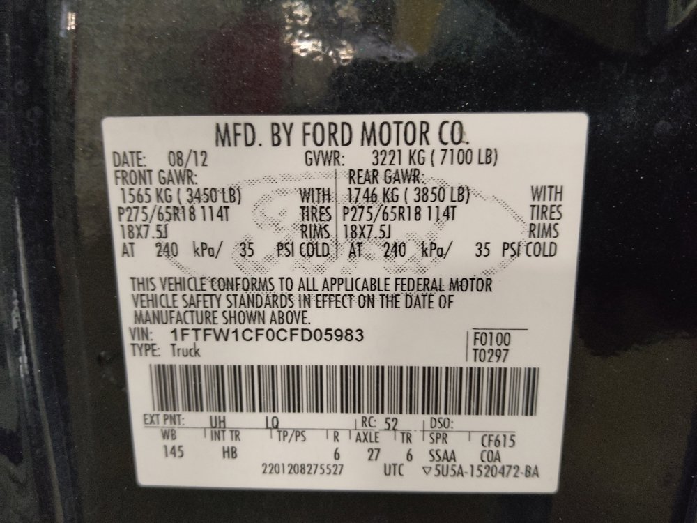 Used 2012 Ford F150 Lariat w/ Lariat Plus Pkg image 33