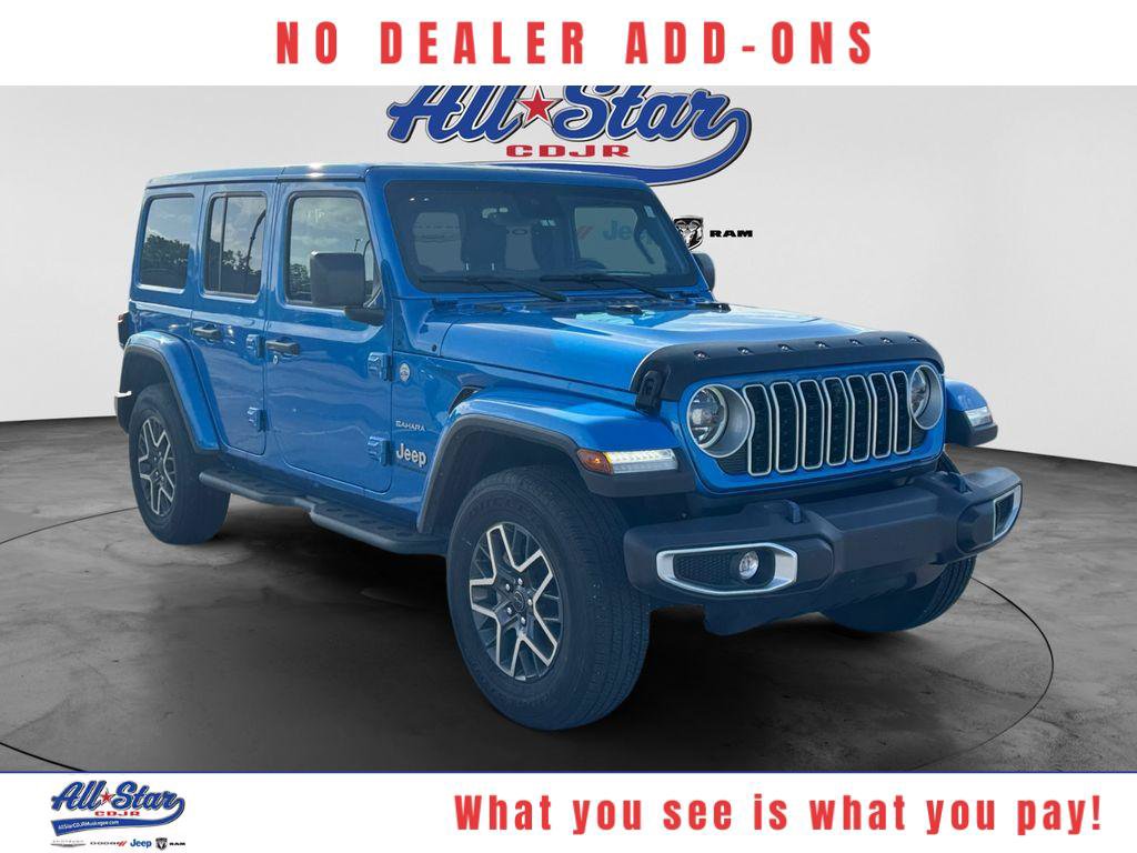 Used 2024 Jeep Wrangler Unlimited Sahara w/ Technology Group