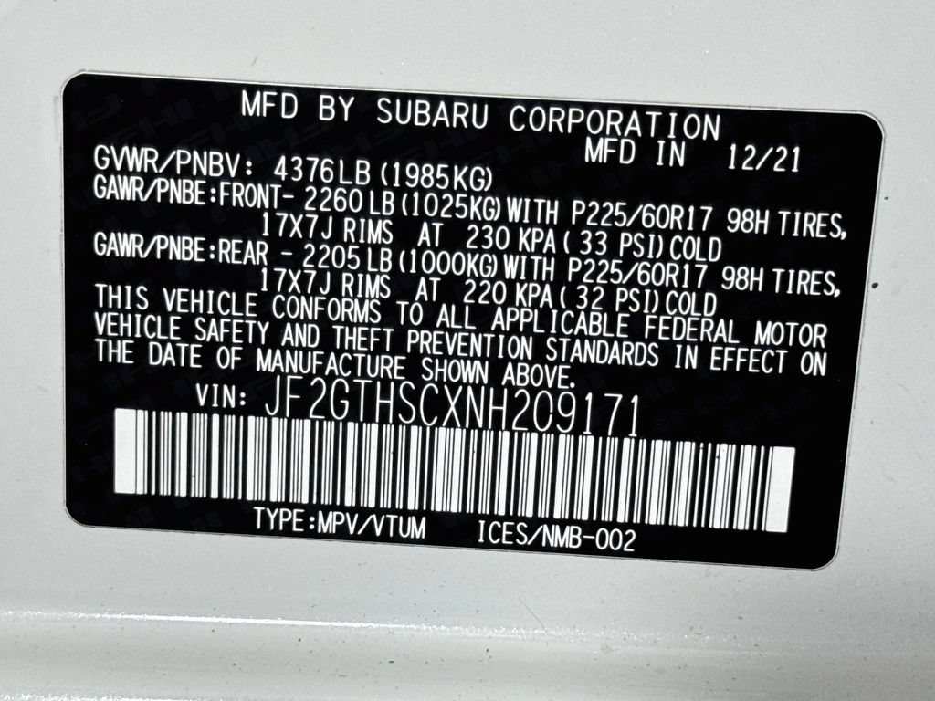 Used 2022 Subaru Crosstrek 2.5i Sport w/ Moonroof Package AWD/4WD image 35