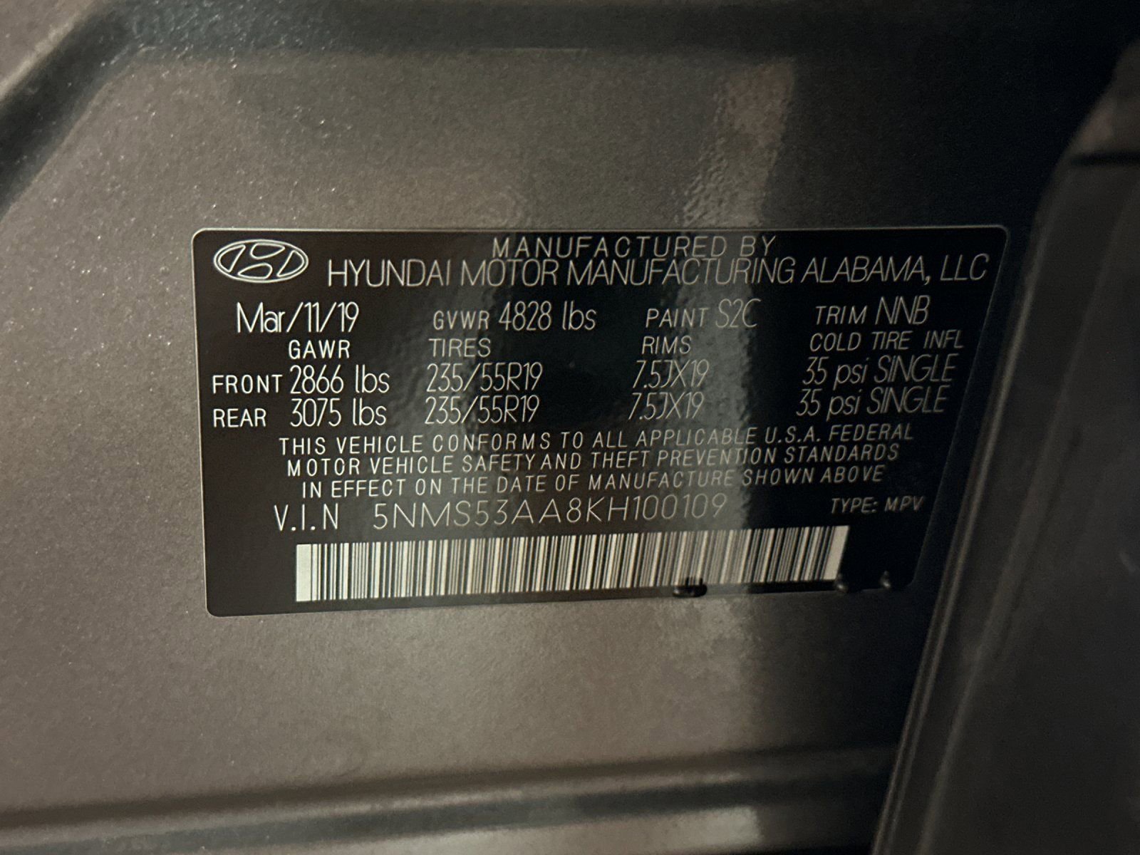 Used 2019 Hyundai Santa Fe Limited FWD image 27