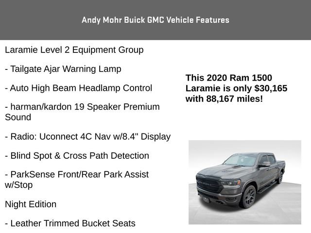 Used 2020 RAM 1500 Laramie image 8