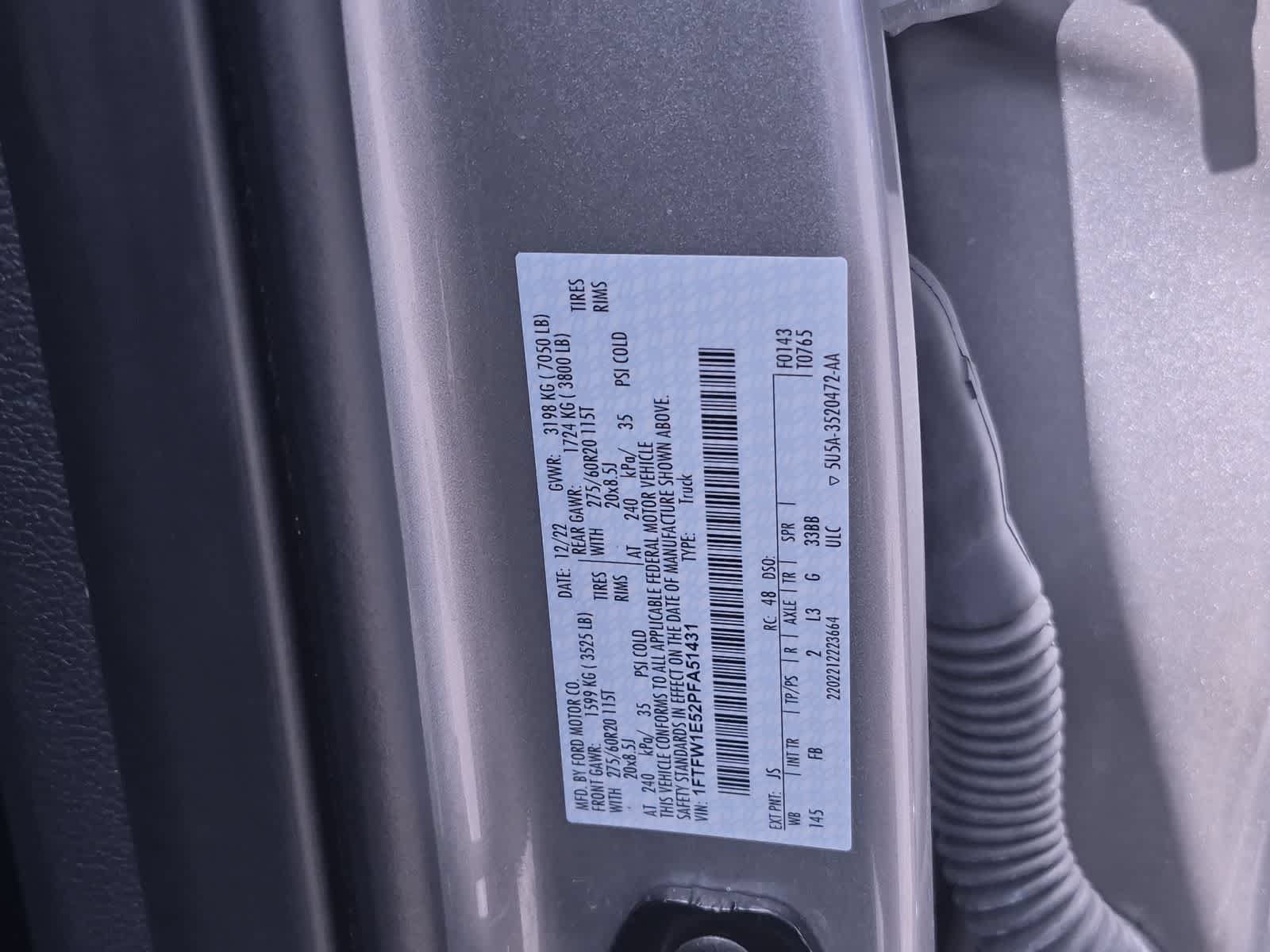 Used 2023 Ford F150 XLT w/ Equipment Group 302A High AWD/4WD image 35