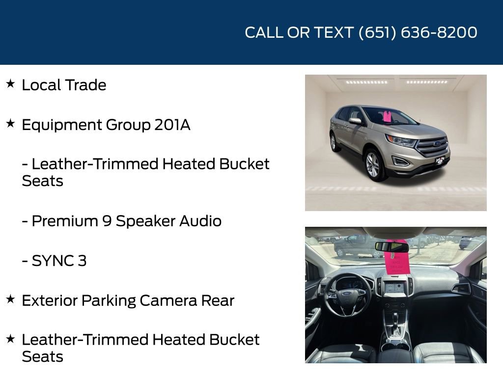 Used 2017 Ford Edge SEL w/ Equipment Group 201A AWD/4WD image 5