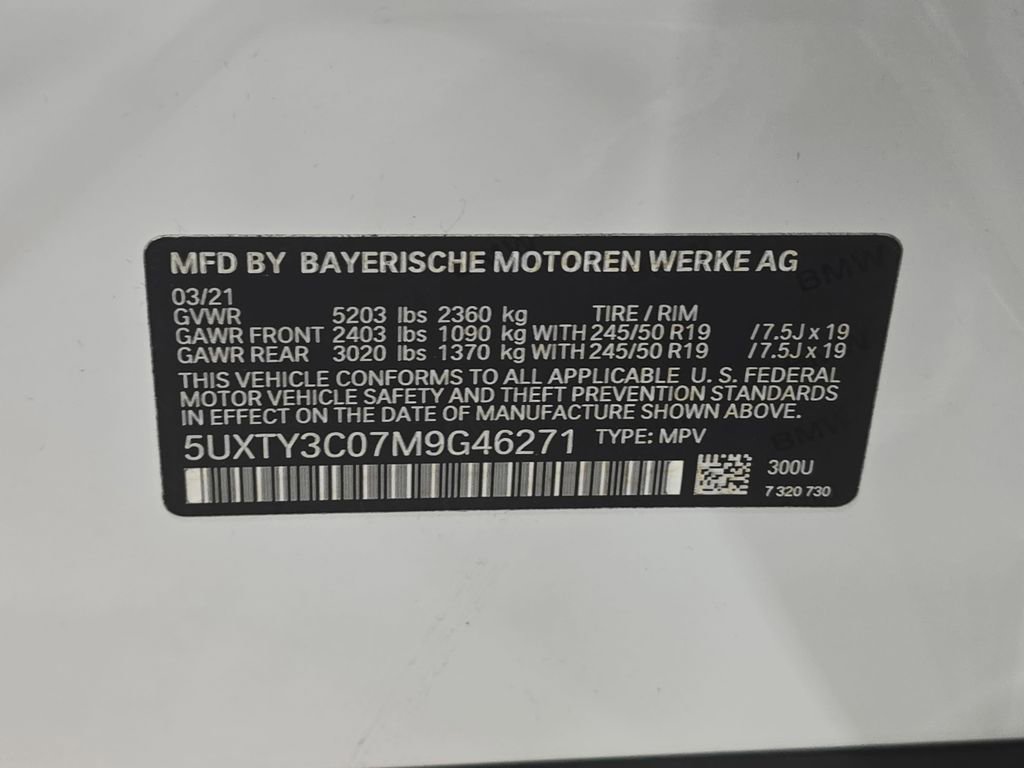 Used 2021 BMW X3 sDrive30i RWD image 32