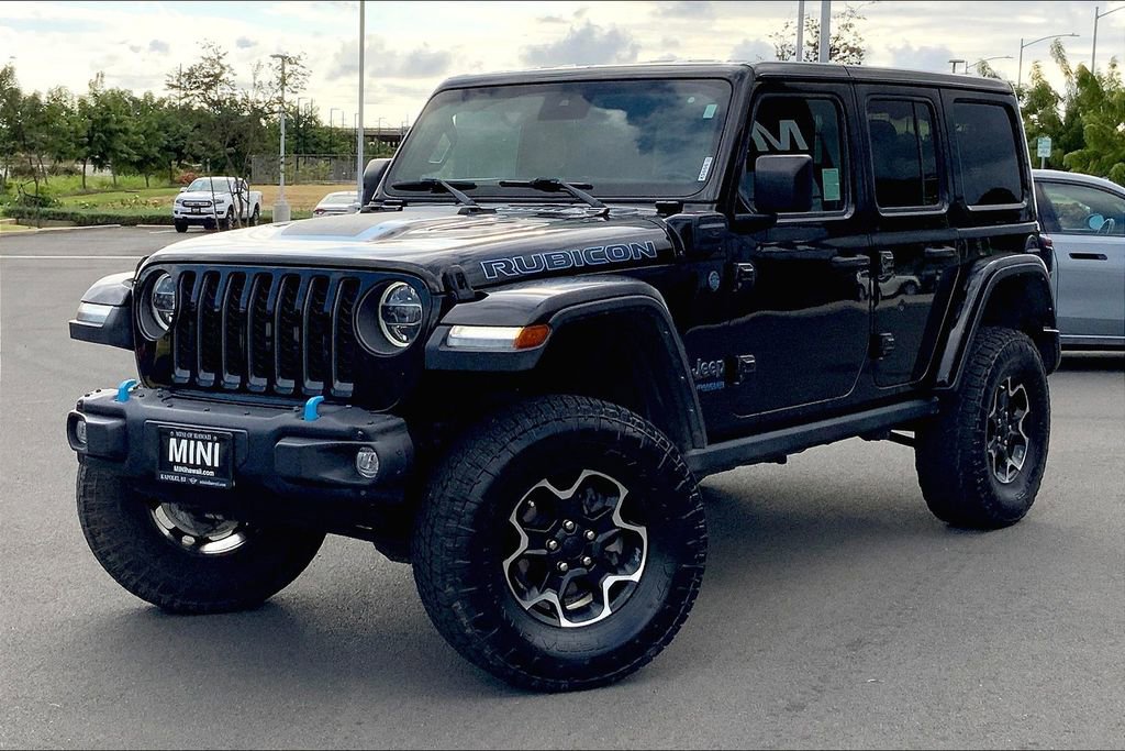 Used 2021 Jeep Wrangler Unlimited Rubicon 4xe w/ Dual Top Group image 2