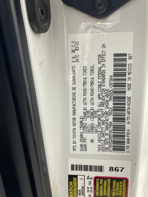 Used 2021 Toyota Tacoma SR RWD image 23