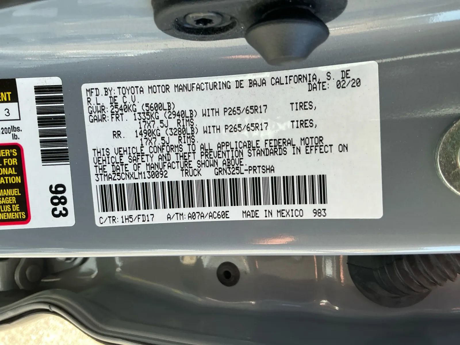 Used 2020 Toyota Tacoma TRD Sport image 34