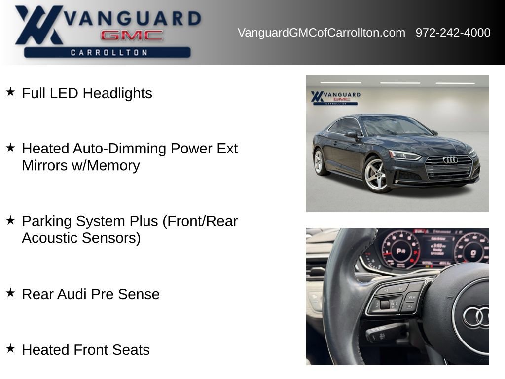 Used 2018 Audi A5 2.0T Premium Plus w/ Premium Plus AWD/4WD image 12