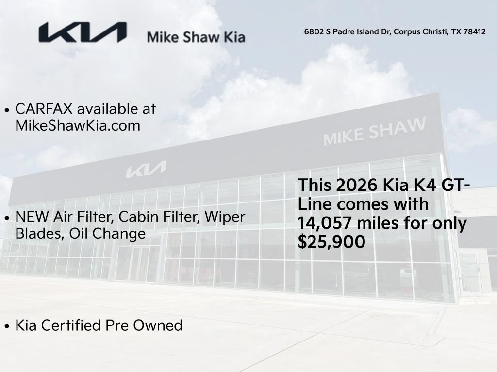 Certified 2026 Kia K4 GT-Line w/ GT-Line Premium Package FWD video 3
