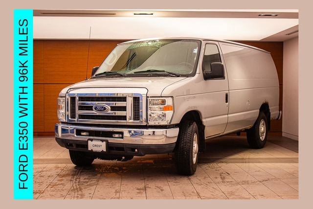 Used 2012 Ford E-350 and Econoline 350 Extended Super Duty w/ Commercial Cargo Van Pkg