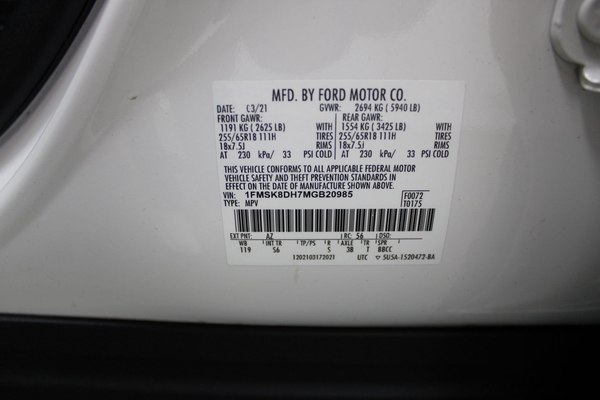 Used 2021 Ford Explorer XLT w/ Equipment Group 202A image 50